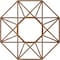 Ekena Millwork Guardian Wood Fretwork Pierced Ceiling Medallion, Walnut, 26"OD x 10 1/8"ID x 1/4"T CMWP26X26X0250GDWA - alternate 4